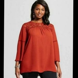 Bell sleeve top